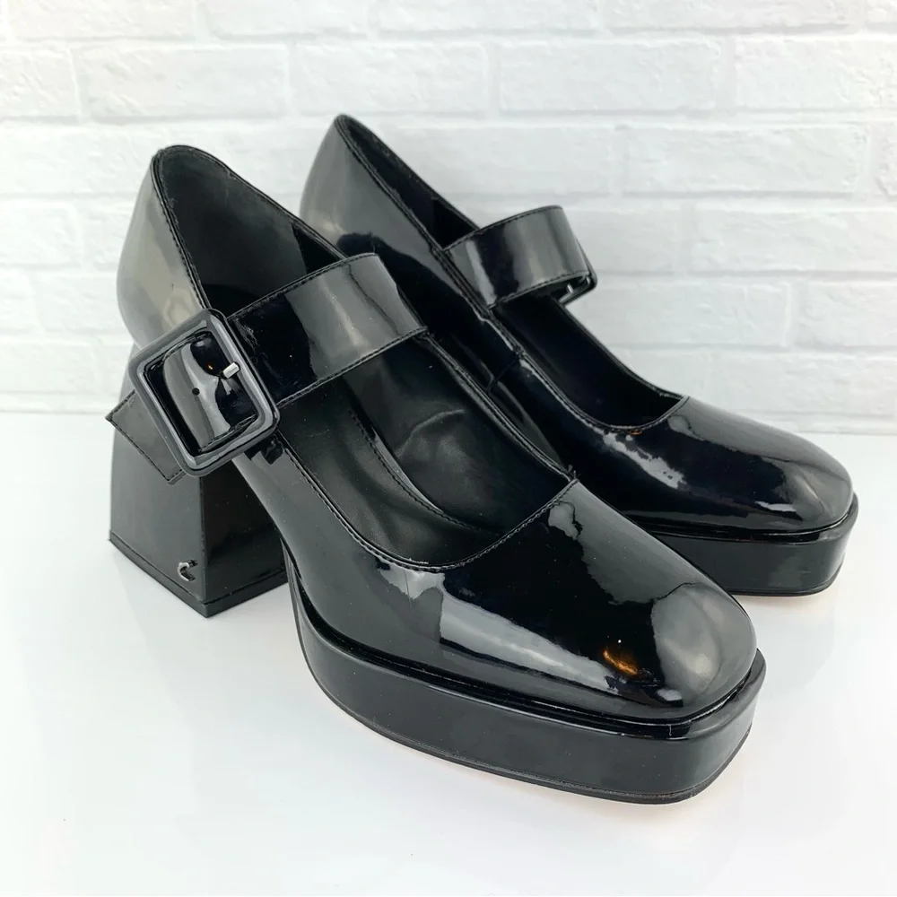 NEW! CIRCUS NY BY SAM EDELMAN Khiara Platform Mary Jane Pumps Heels Size 7.5